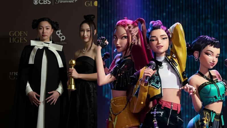 Audrey Nuna, EJAE e Rei Ami de 'Guerreiras do K-Pop' — Foto: Getty Images / IMDB