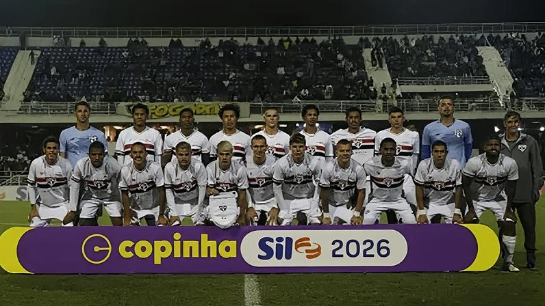 Time do São Paulo na Copinha 2026