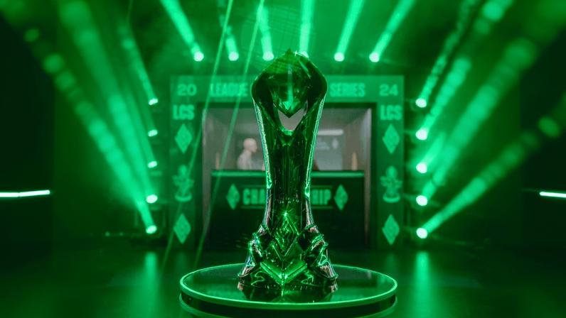 Imagem do trofeu da LCS 2024