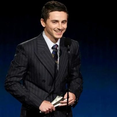Timothée Chalamet declara amor por Kylie Jenner em discurso nos Critics 2026