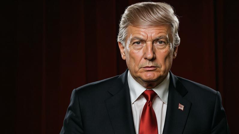 Trump: presidente voltou à presidência um ano atrás (Imagem gerada por IA/Freepik)