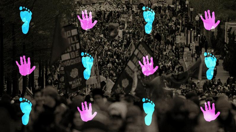 An image from the 2025 March for Life.