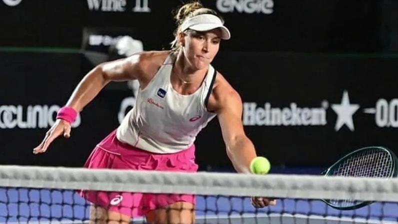 Bia Haddad em ação no SP Open (Foto: Divulgação/João Pires/Fotojump)