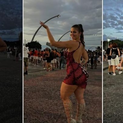 Miss Bumbum faz autobronzeamento em ensaio técnico para disfarçar imperfeições