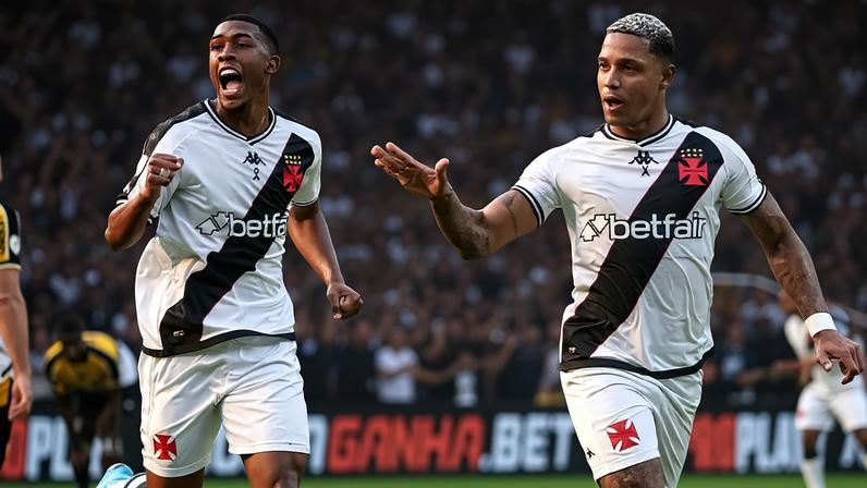 David comemora gol pelo Vasco (Foto: Leandro Amorim / Vasco)