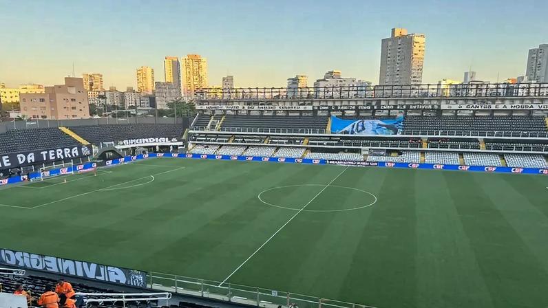 Vila Belmiro recebe Santos x Mirassol (Foto: Juliana Yamaoka / Lance)