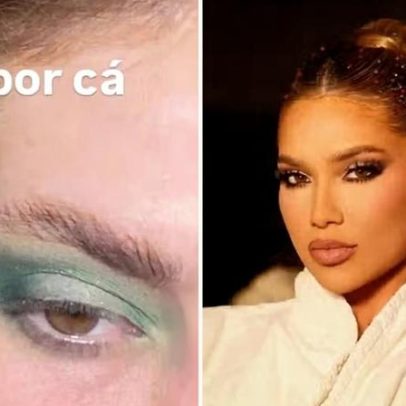 Virginia, rainha da bateria da Grande Rio, faz palinha de look para ensaio