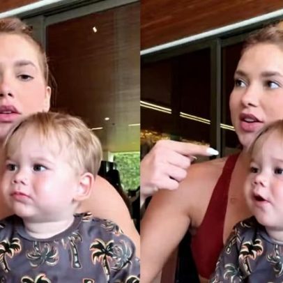 Caçula de Virginia chama mãe de Vini Jr. de 'vovó'; veja reação