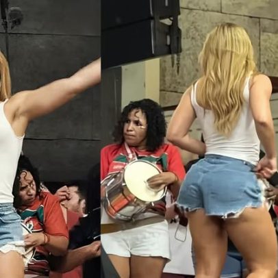 Virginia Fonseca participa de terceiro evento consecutivo da Grande Rio