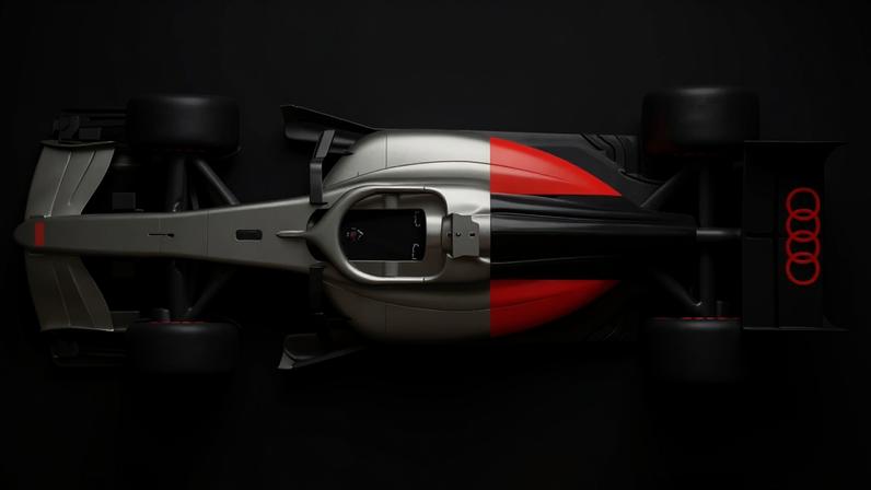 Audi F1 revela carro para disputar a temporada 2026 da categoria, com Gabriel Bortoleto — Foto: Divulgação