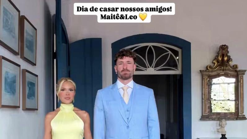 Karoline Lima e Léo Pereira — Foto: Reprodução/ Instagram