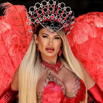 Andressa Urach revela estratégia para desfile na Sapucaí com Botox