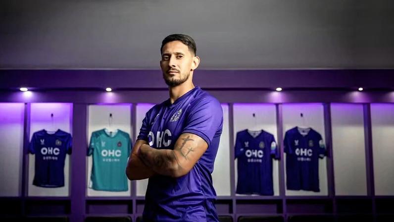 Breno Herculano é apresentado no FC Anyang, da Coreia do Sul — Foto: FC Anyang