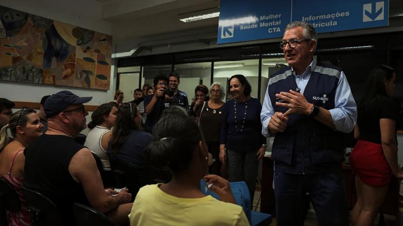 Botucatu (SP), 18/01/2026 - O ministro da Saúde, Alexandre Padilha, iniciou a vacinação contra a dengue com a primeira vacina 100% nacional, de dose única, desenvolvida pelo Instituto Butantan. Foto: Walterson Rosa/MS