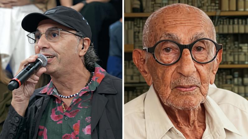 Zeca Baleiro homenageia Seu Tonico — Foto: Globo/Divulgação e Reprodução/Instagram