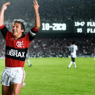 A trajetória de Zico no Flamengo: jogos, gols e estatísticas