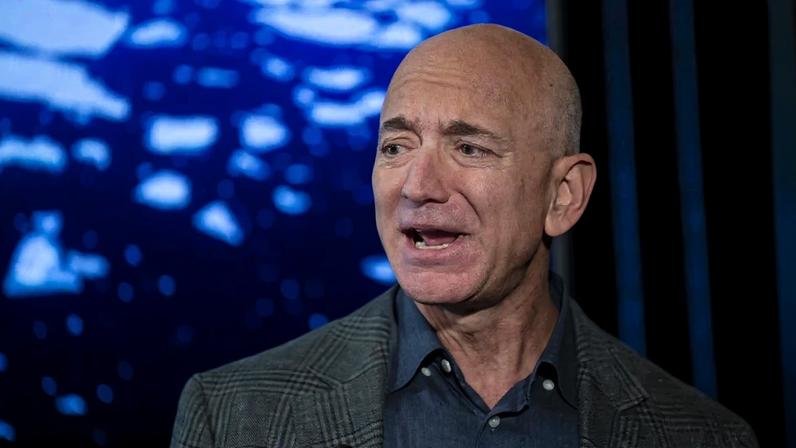 O bilionário Jeff Bezos, proprietário do The Washington Post e da Amazon. Foto: Eric Baradat/AFP