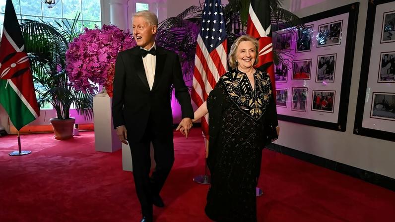 Bill e Hillary Clinton. Foto: SAUL LOEB / AFP