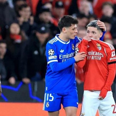 Vini Jr. acusa meia-atacante do Benfica de racismo na Champions