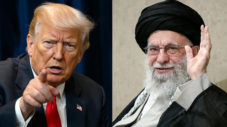 Donald Trump foi às redes sociais anunciar a morte de Ali Khamenei – Fotos: ANDREW CABALLERO-REYNOLDS / IRANIAN SUPREME LEADER OFFICE / AFP