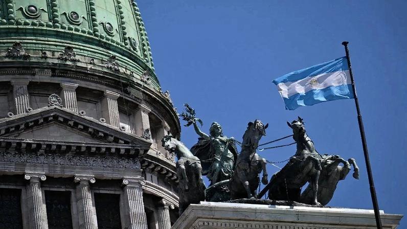 O Congresso Nacional da Argentina. Foto: Luis Robayo/AFP