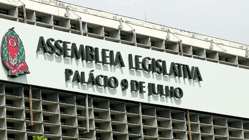 Fachada da Alesp (Assembleia Legislativa de São Paulo)
