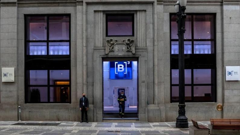 Fachada da B3, bolsa de valores localizada no centro velho, centro histórico da cidade de São Paulo