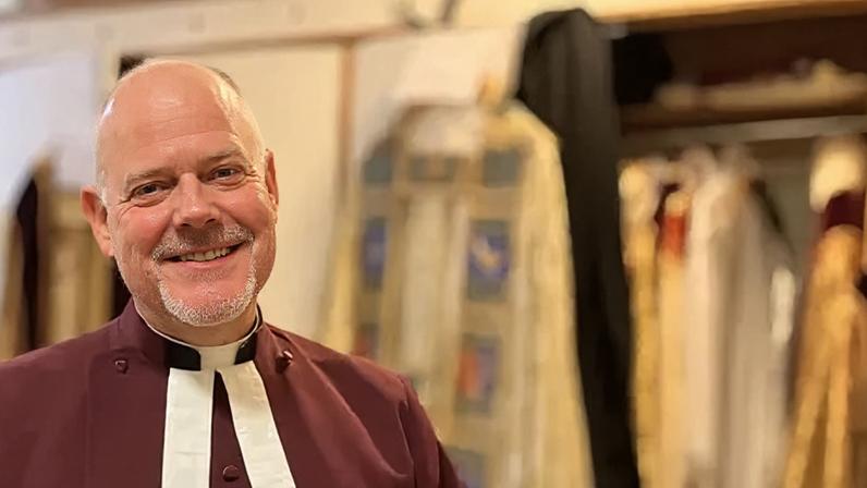 The dean of St Edmundsbury Cathedral says the new solar panels will not be visible to visitors on the ground