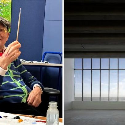 David Hockney cria instalação de vitral de 10 metros no Turner Contemporary