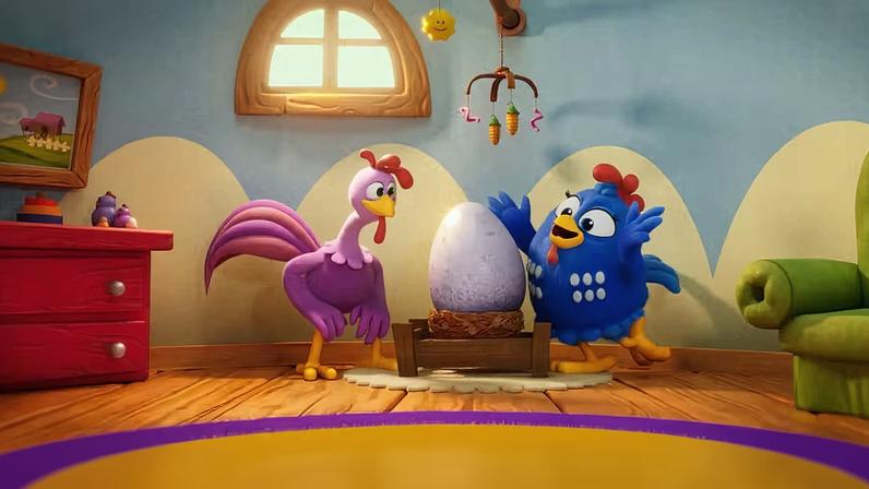 Galinha Pintadinha e Galo Carijó à espera do primeiro filho — Foto: Divulgação/Bromélia Produções