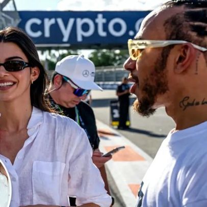 Lewis Hamilton ligado a Kendall Jenner antes de romance com Kim Kardashian