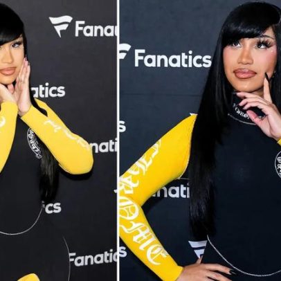 Cardi B cai durante apresentação com robô