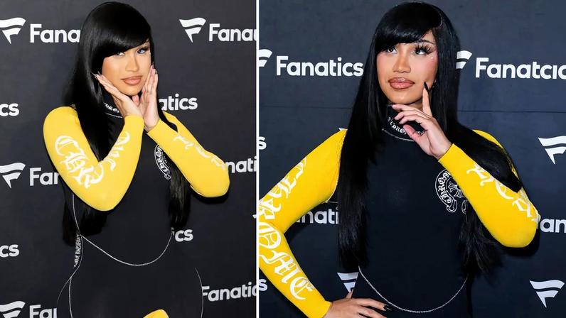 A robot fell on top of Cardi B in San Francisco on Saturday afternoon.