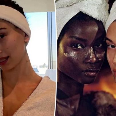 Hailey Bieber lança máscara de modelagem facial da Rhode, inédita