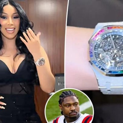 Cardi B compra relógio de US$ 500 mil enquanto rumores de fim com Stefon Diggs
