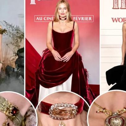 Joias da turnê de Margot Robbie em Wuthering Heights detalhadas por especialistas