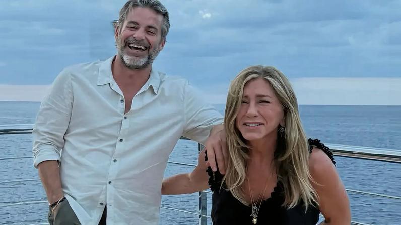 Jennifer Aniston, photographed above, reportedly enjoyed a quiet birthday celebration with her boyfriend, Jim Curtis.