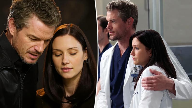 Chyler Leigh, pictured with Eric Dane on "Grey's Anatomy," reminisced on the heartbreaking loss of her former co-star.