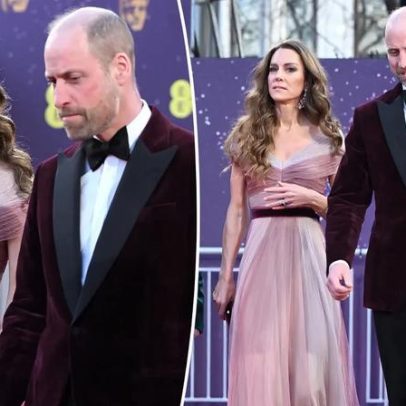 Kate Middleton e William no BAFTA 2026 em primeira aparição conjunta
