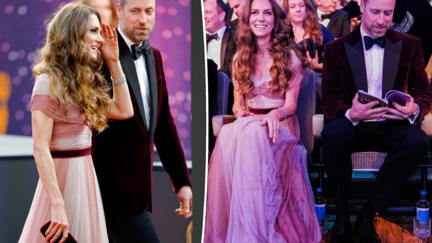 Prince William and Kate Middleton attended the 2026 BAFTA Awards Sunday.