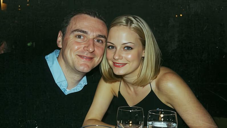 ‘We were still figuring things out’ … Lauren with Chris, in New York in 2001.