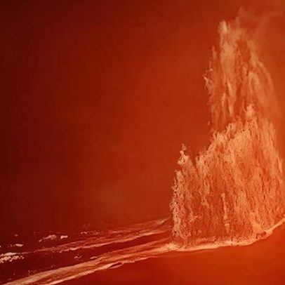 Erupção do Kilauea em Hawaii é registrada em vídeo