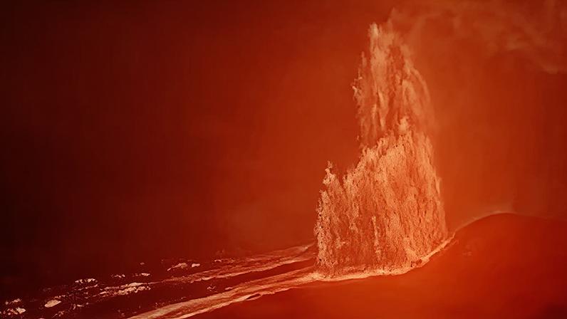 The Kilauea volcano in Hawaii erupted on Sunday, sending lava fountains, ash and smoke into the air