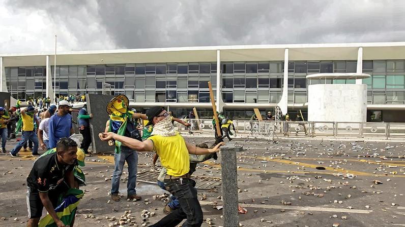 Ataques de 8 de Janeiro em Brasília – Imagem: Joédson Alves/Agência Brasil