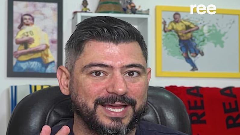 Frank Ilett, torcedor do Manchester United, está há mais de um ano sem cortar o cabelo — Foto: Reprodução/Instagram