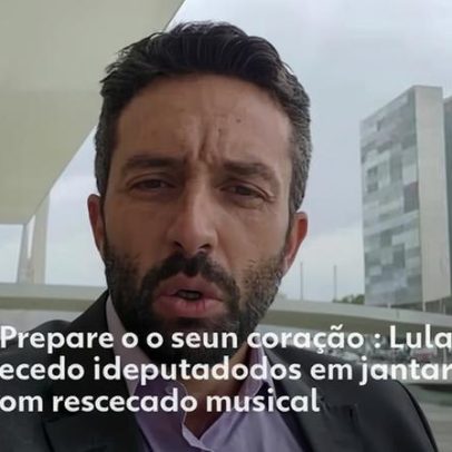 Lula recebe deputados em jantar com recado musical
