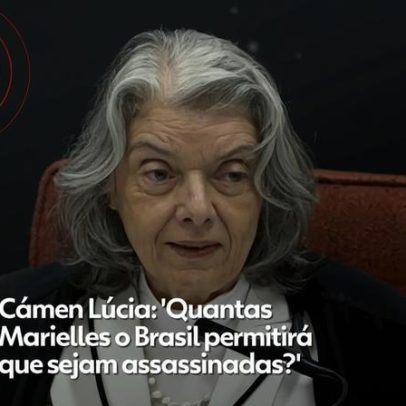 Cármen Lúcia questiona violência contra Marielles no Brasil