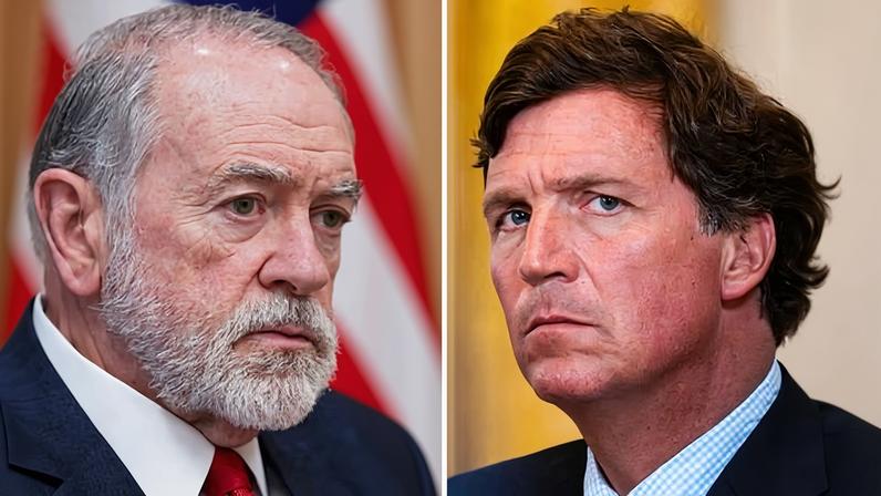 Tucker Carlson interviewed Mike Huckabee on his show.