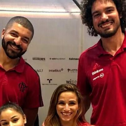 Flávia Saraiva e Jade Barbosa aparecem ao lado de grandes nomes do basquete