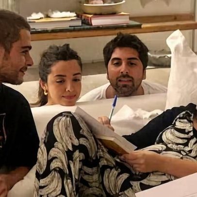 Tata Werneck sugere renovar votos após casamento realizado no sofá